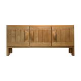 Maison Regain sideboard in solid elm, vintage 60s/70s