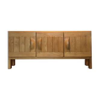 Maison Regain sideboard in solid elm, vintage 60s/70s