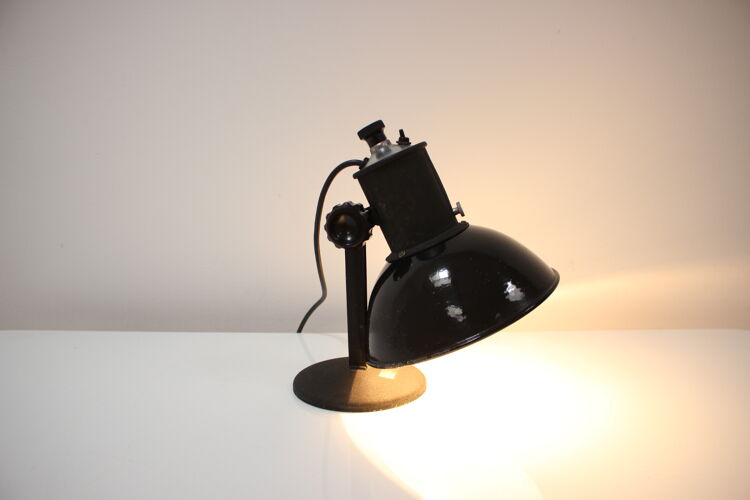 Lampe de table réglable industrielle vintage années 1950