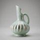 Ceramic vase B. Letalle Saint-Clément – model 9002 – iridescent celadon green – 1950s/60s – 18 cm