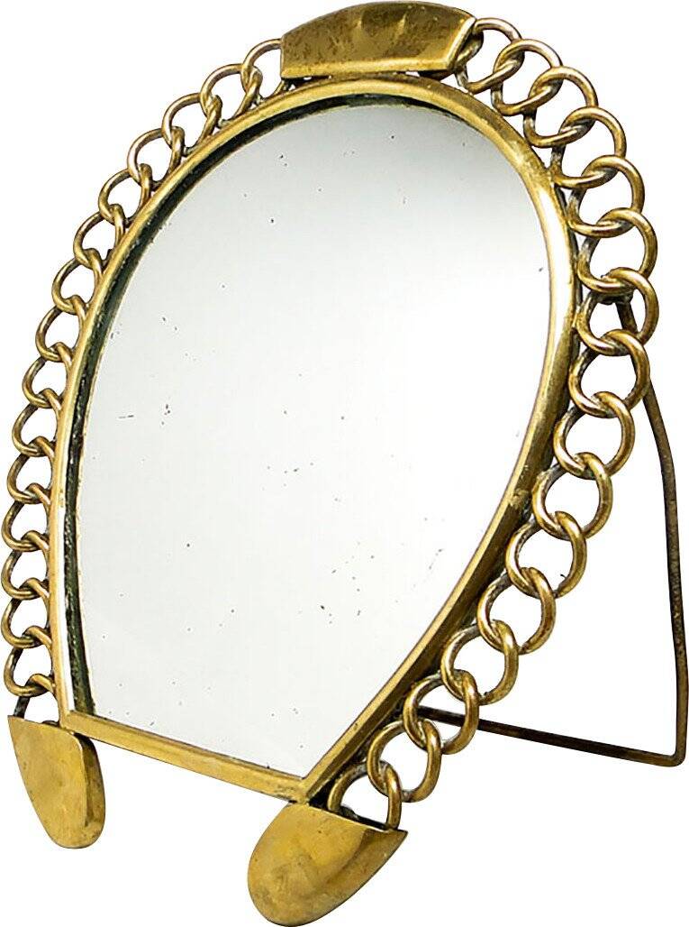 Miroir de maquillage, Belgique, années 1930