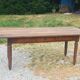 Oak farmhouse table 190cm 6 drawers