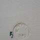 Plat rond creux en faïence de Longwy modèle japonisant asiatique diam 25,7  cm