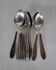 Manufrance 12 small silver-plated metal spoons / white