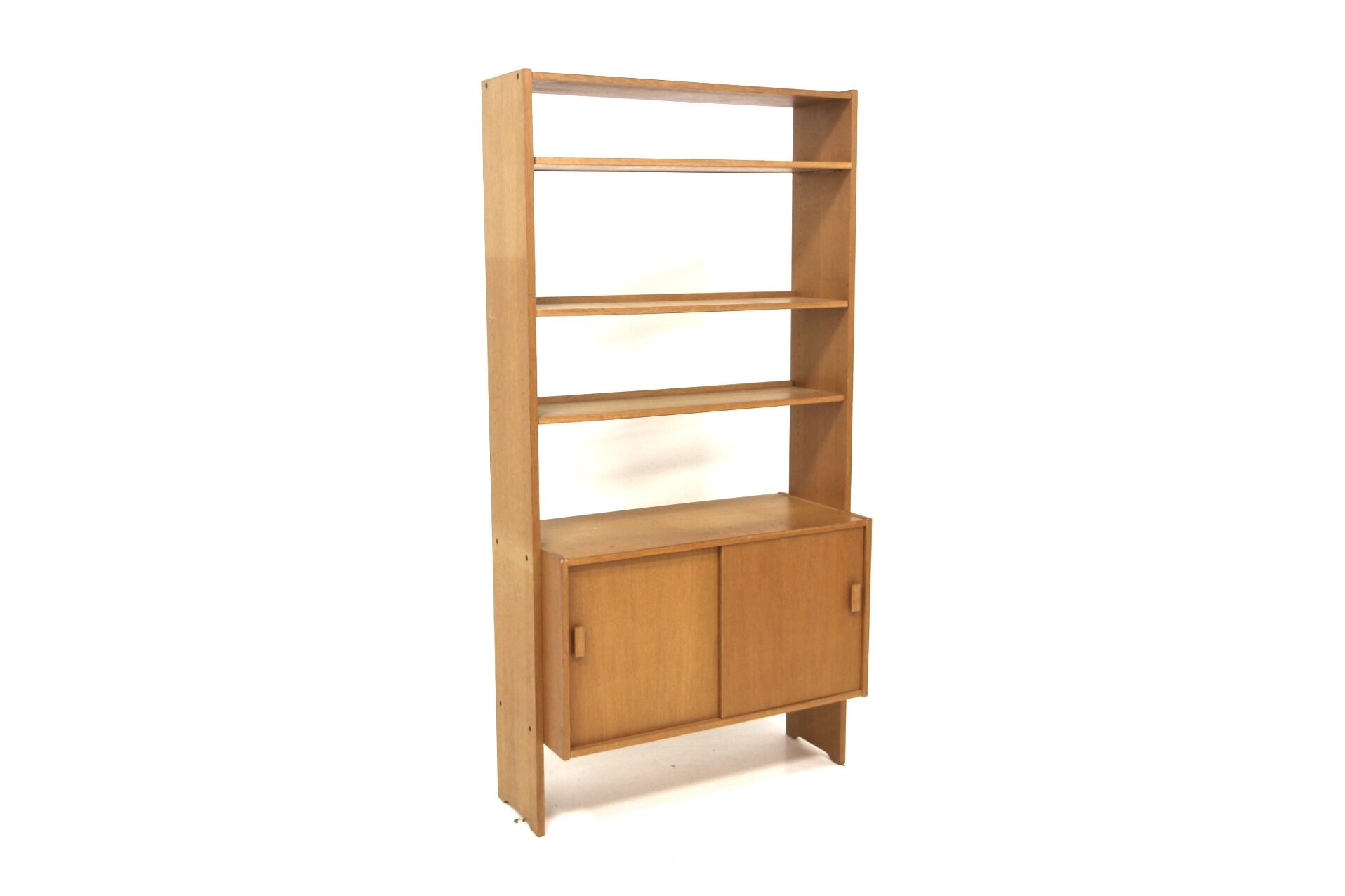 Bibliothèque scandinave en chêne, Suède, 1960