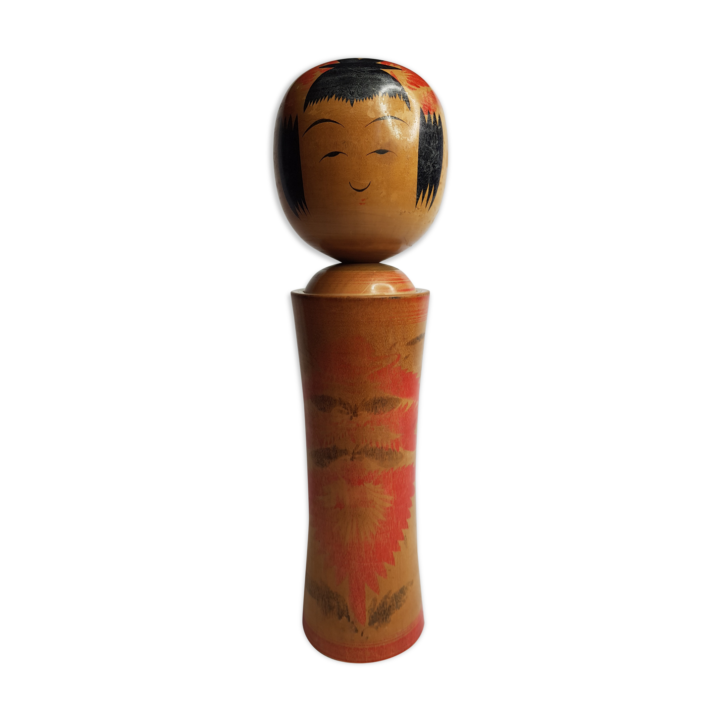 Vintage Kokeshi doll, 34 cm