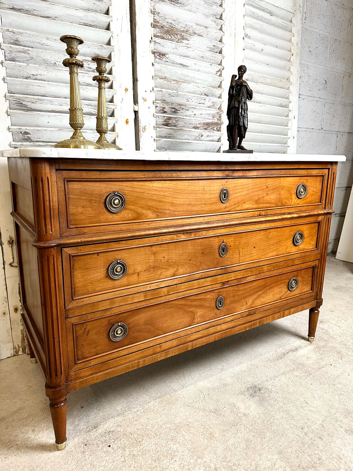 Louis XVI style chest of drawers