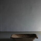 Large Wabi Sabi Carved Wood Bowl