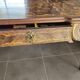 Louis XV style desk table in marquetry, Napoleon 1st period