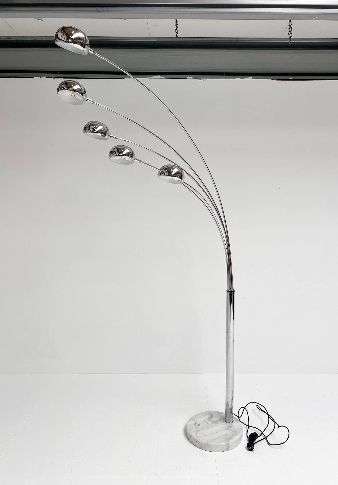 XL arc lamp by WOFI Leuchten from the 1970s