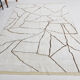 Tapis de chanvre beige scandinave 192x275Cm