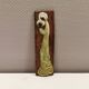 Slim relief with a motif of Madonna and child.