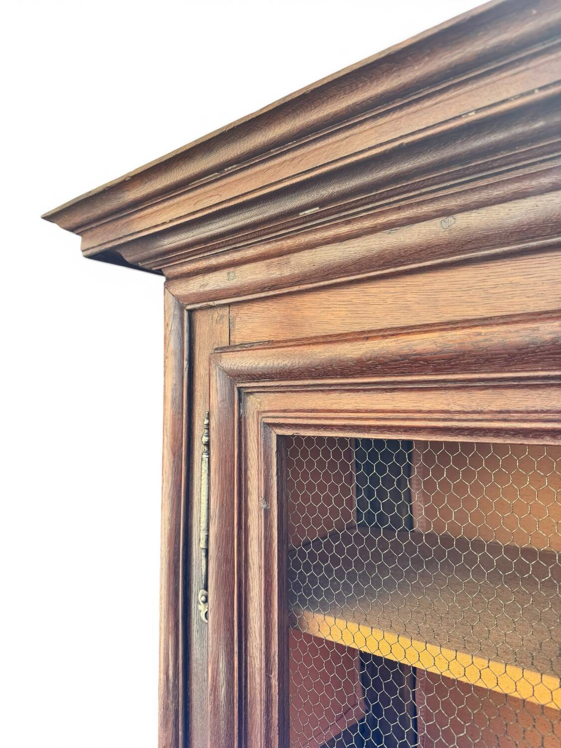 Wrought-iron library from the Louis XIII - Louis XIV period, oak, 17th century.