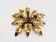 Applique ou plafonnier floral de style Hollywood Regency