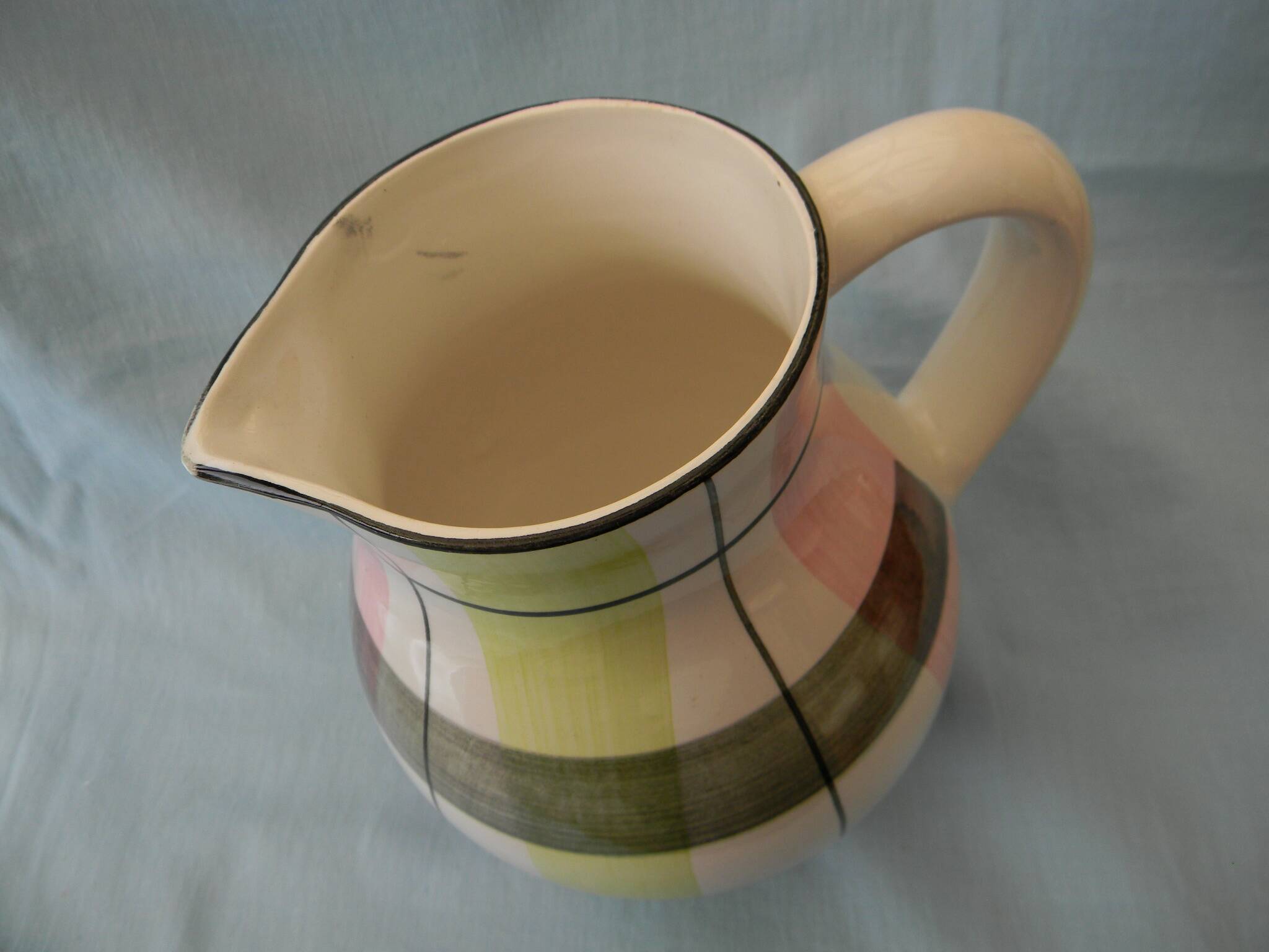 Pichet en faïence  digoin sarreguemines.