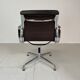 Eames Vitra for Herman Miller brown leather Soft Pad Group chair