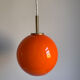 Suspension globe orange