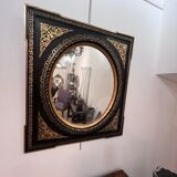 Miroir Napoléon 3 noir/doré - 97x118cm