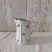 Pot à lait en faïence motifs petites fleurs