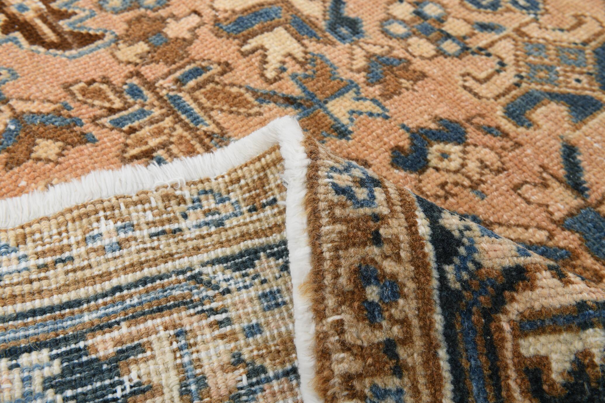 9x11  Pink & Navy Blue Classic Persian Rug, 263x328Cm