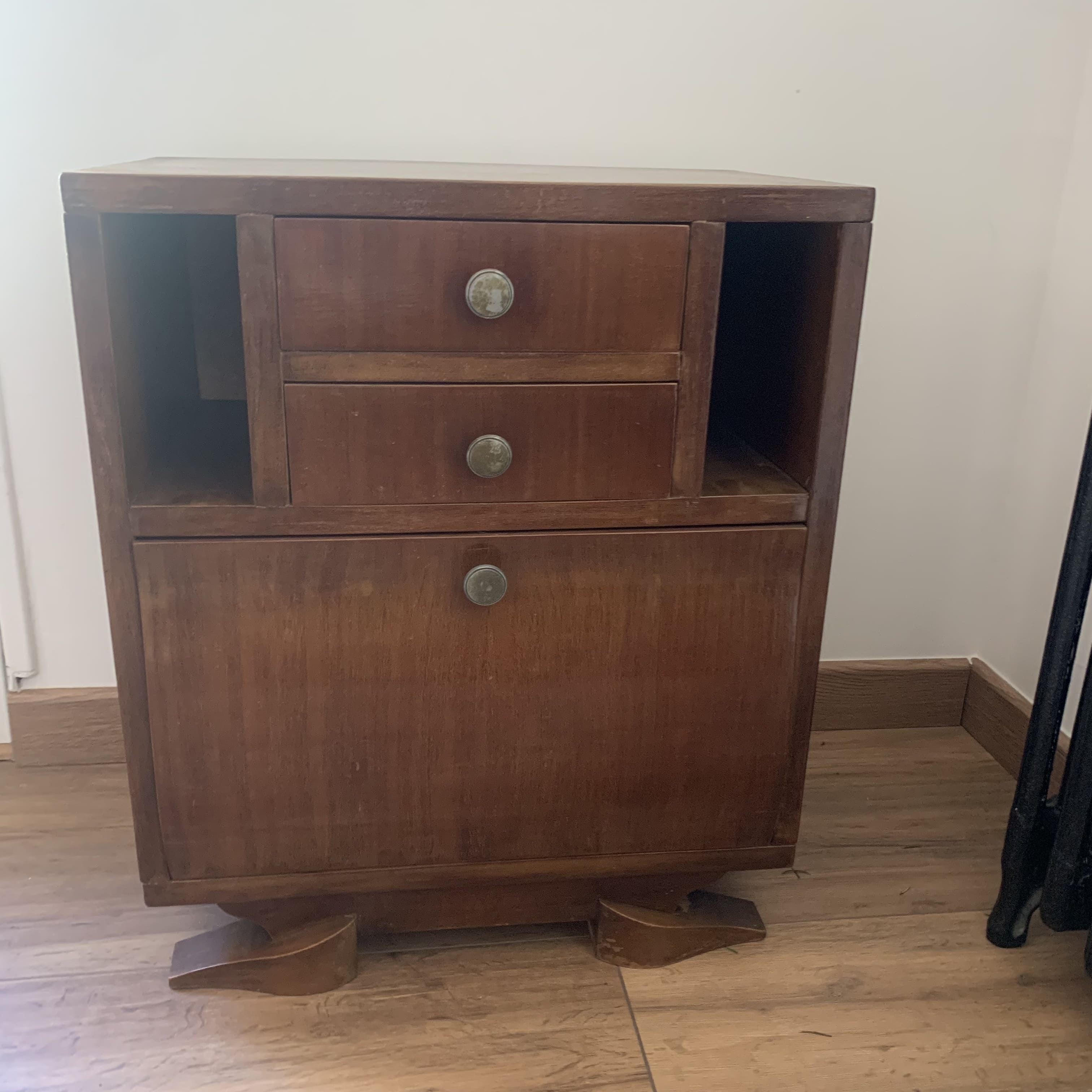 Bedside table storage cabinet