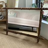 Vintage bamboo mirror 80x60cm