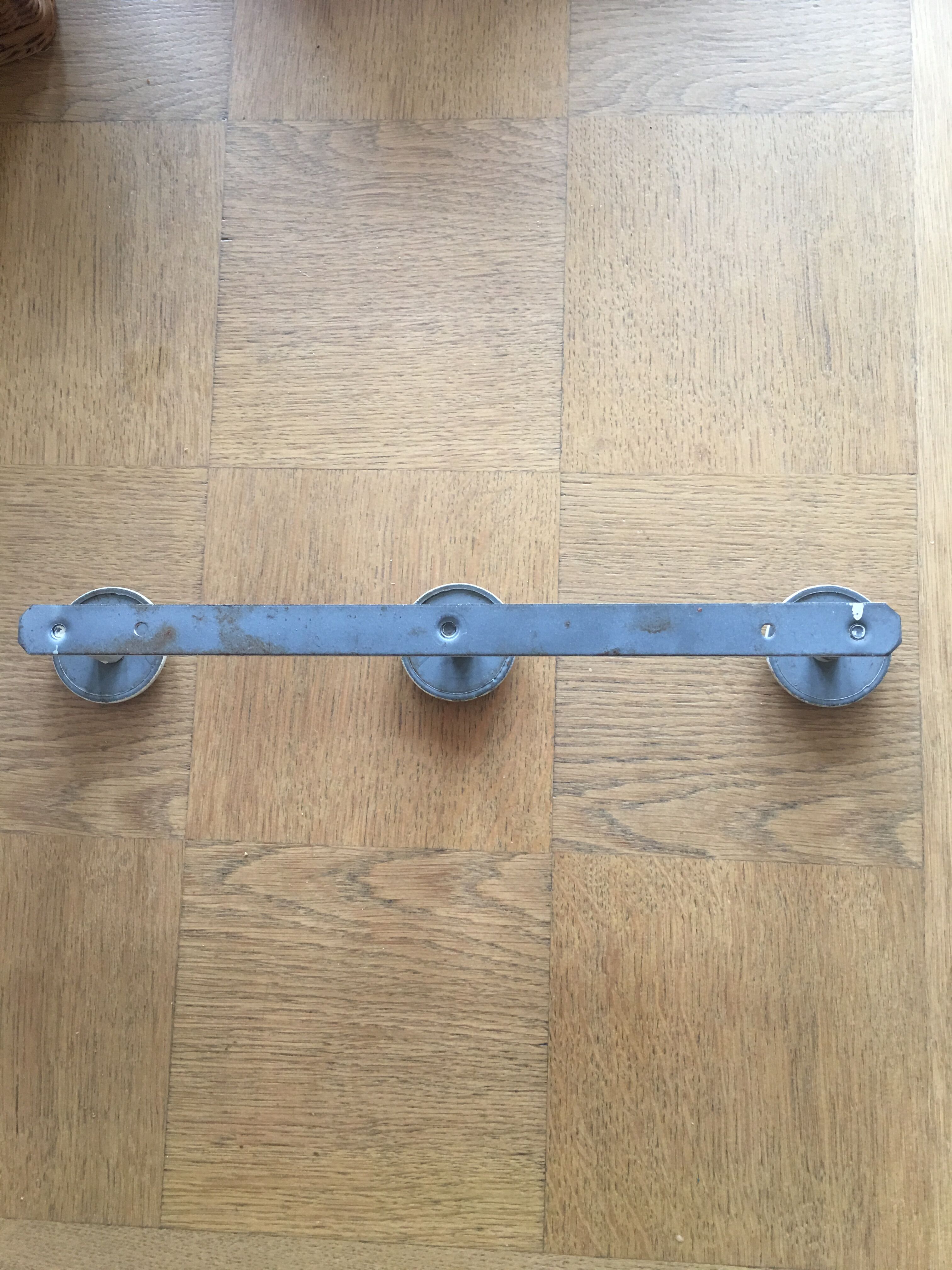 Metal vintage wall coat holder