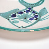 Robert Picault 6 flat round plates circa 1960