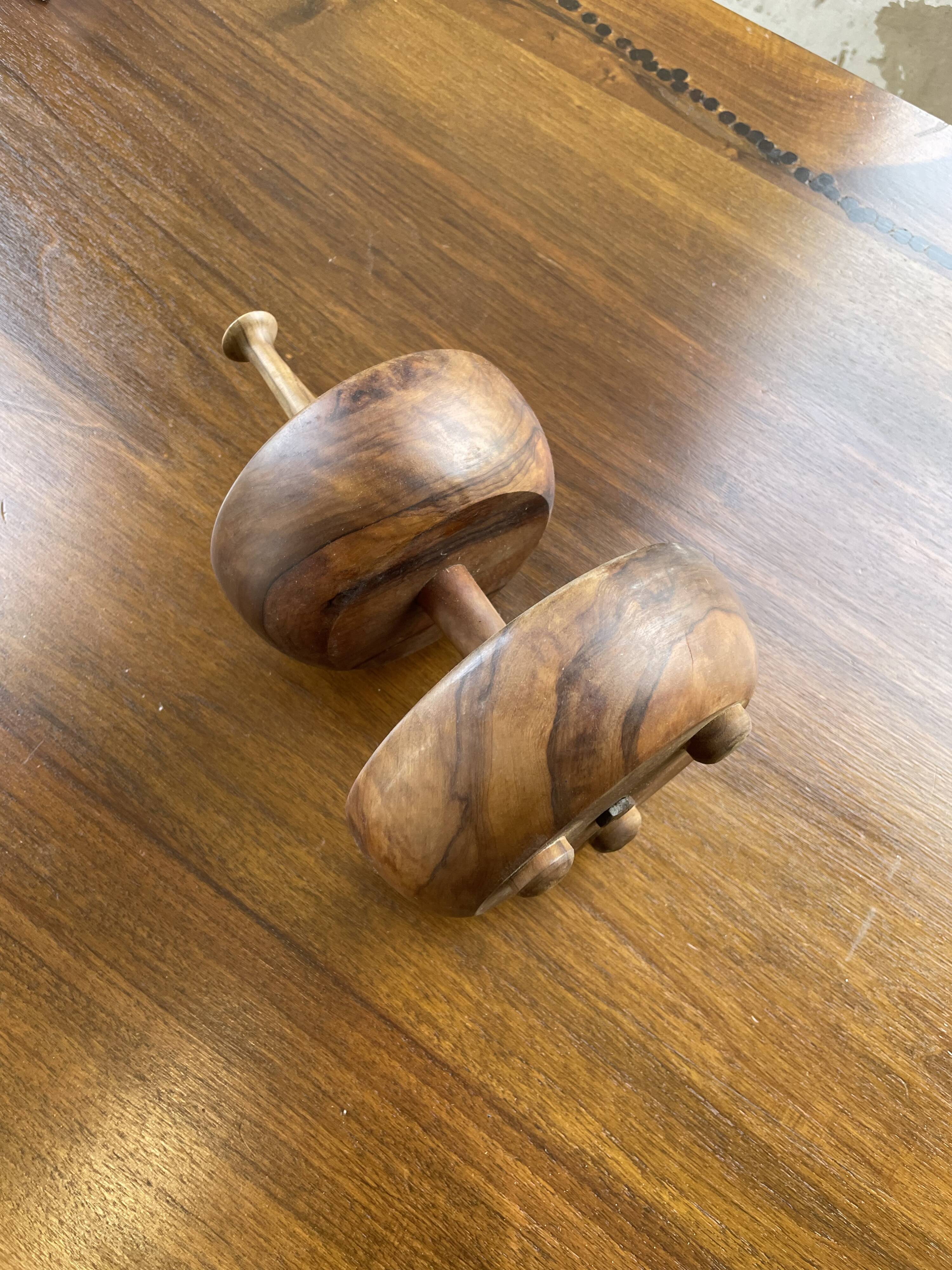 Wooden cocktail dish