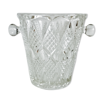 Seau à glace glaçons en verre