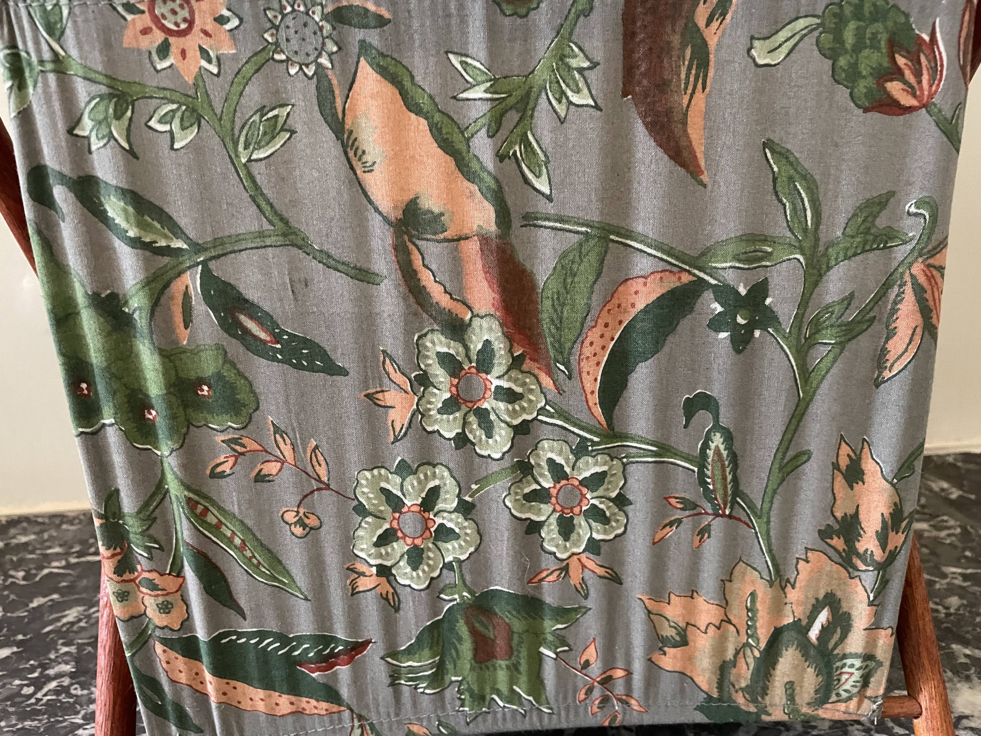 Wood and fabric magazine holders