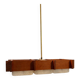 Scandinavian suspension design in teak and vintage perspex from the 1970s.