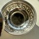 Antique silver-plated box with floral decoration