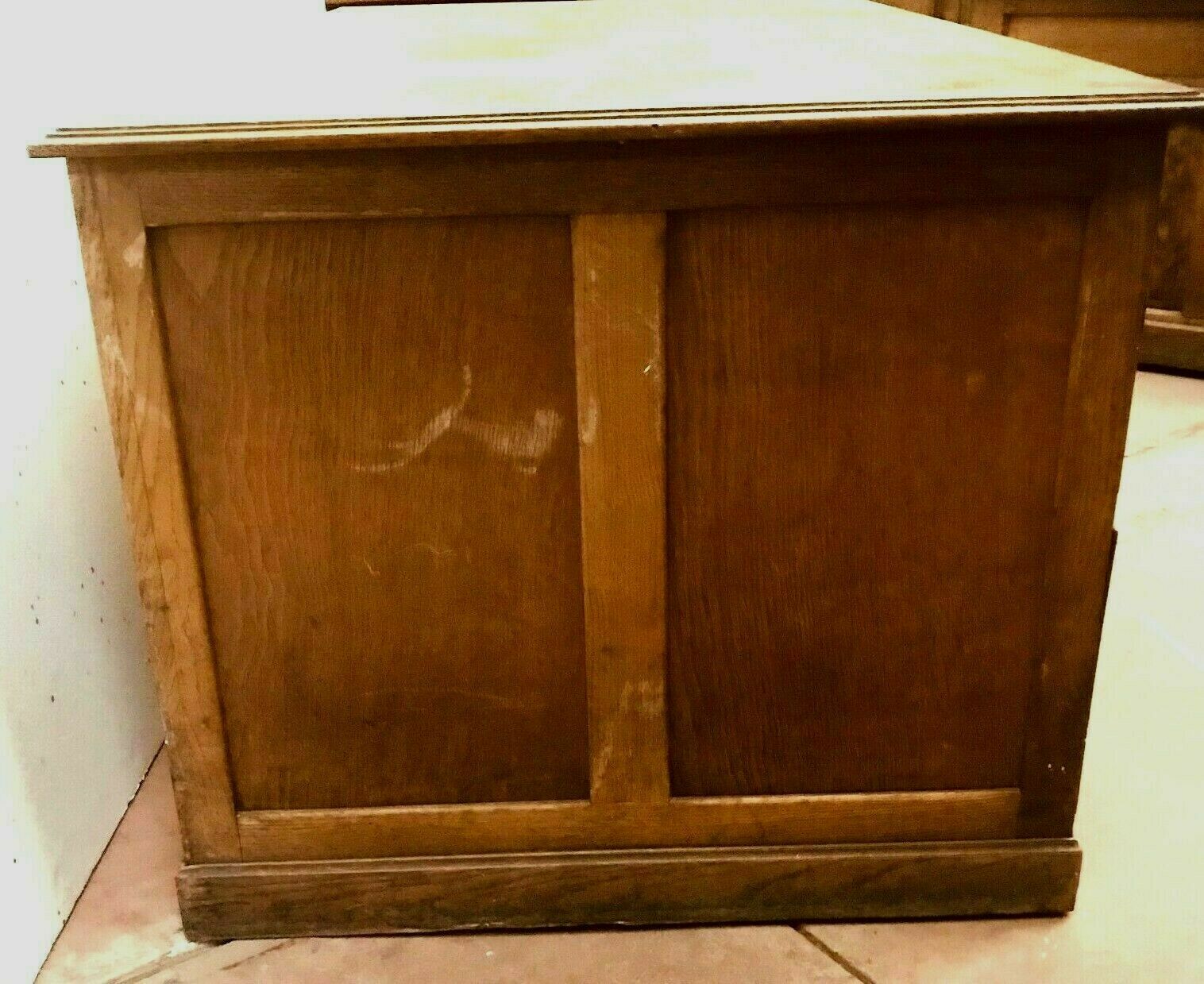 Flat office of administration in 20th century solid oak