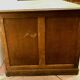 Flat office of administration in 20th century solid oak
