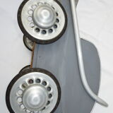 40 year old doll stroller, wood and aluminum