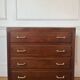 Commode en bois massif vintage années 60