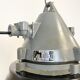 Dark grey explosion proof lamp with black enameled shade, 1970s