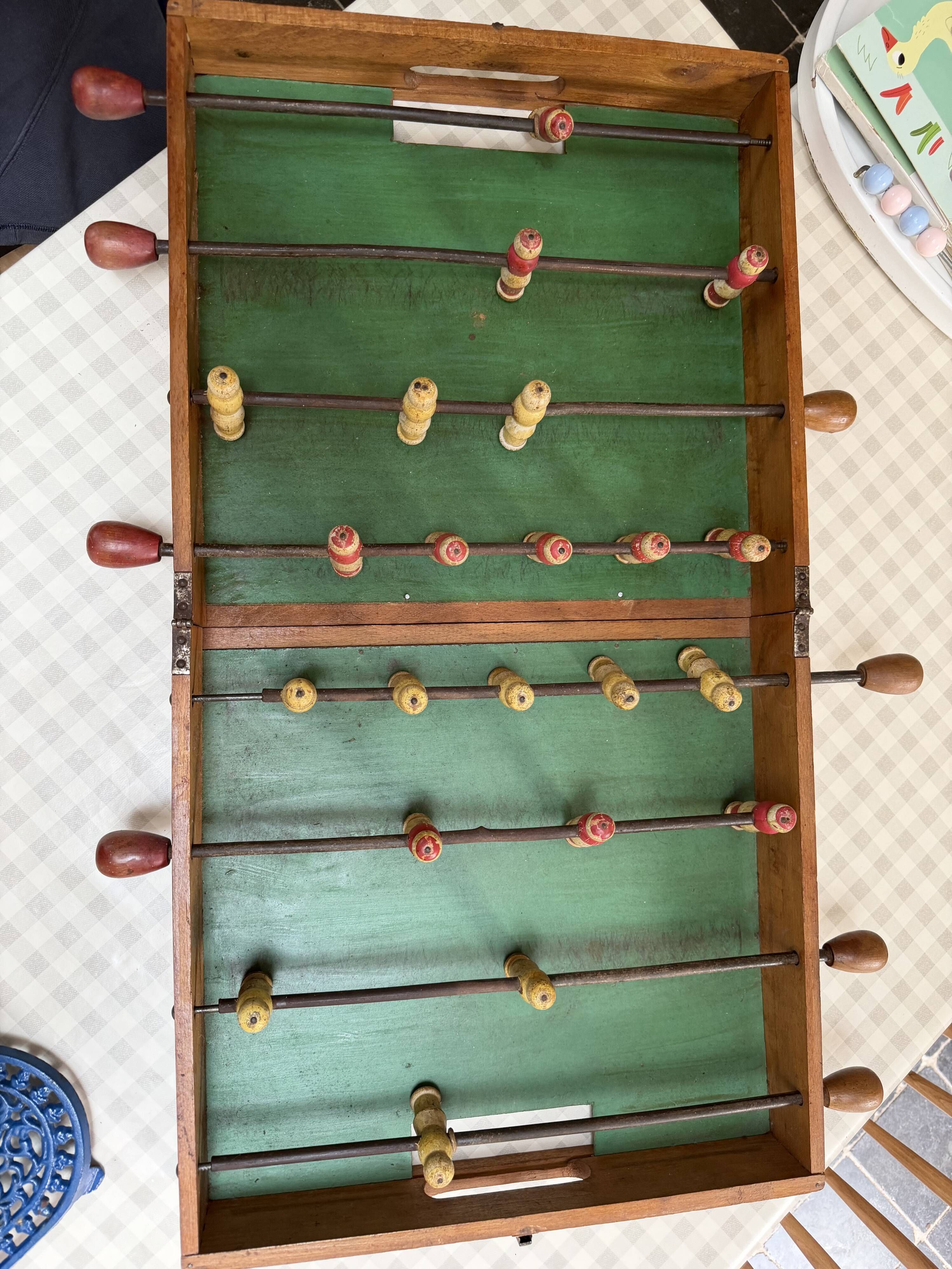 Baby foot de table vintage