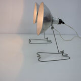 Industrial wall or table lamps, set of two, max 500w
