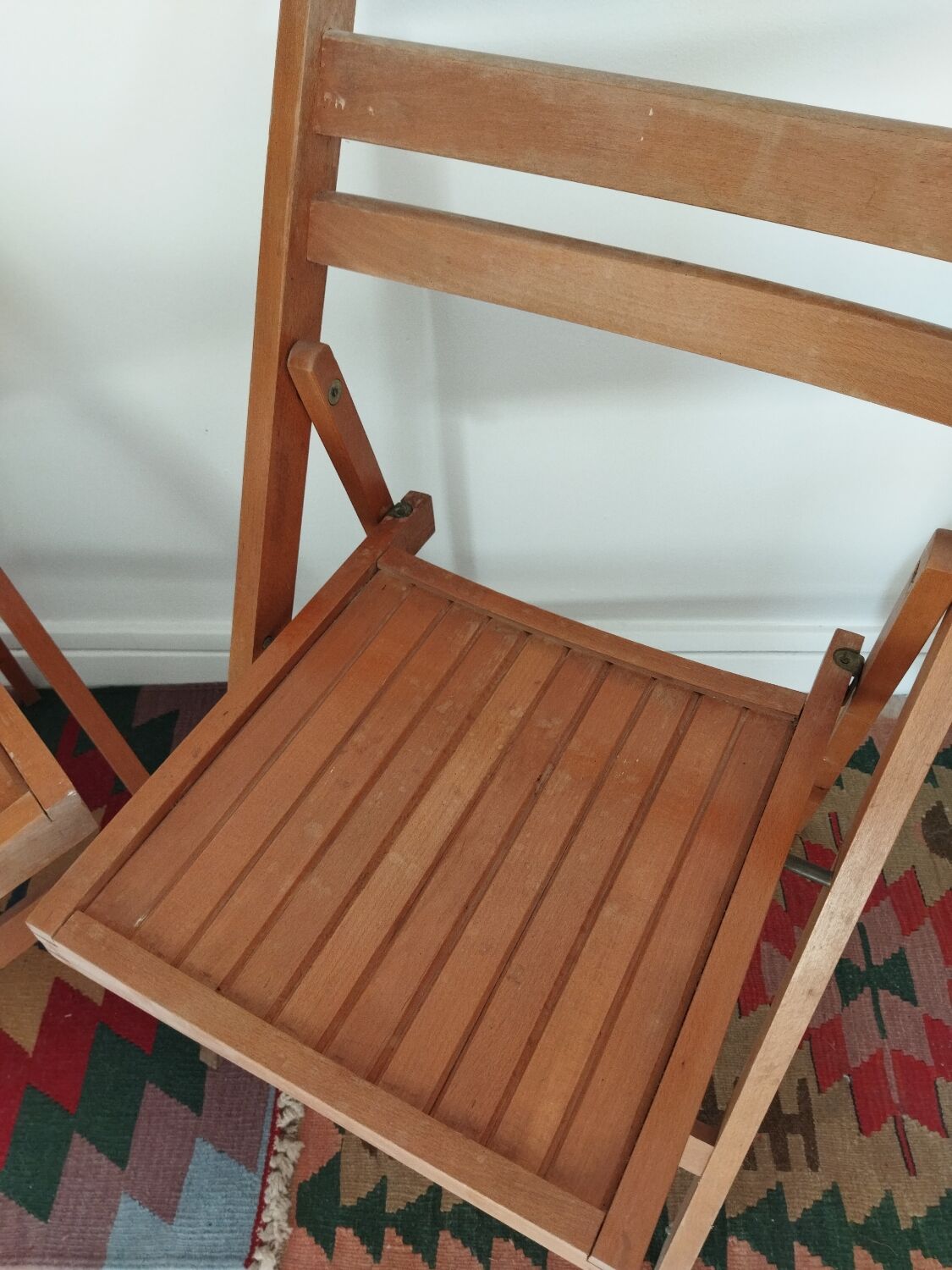 Chaises pliantes vintage