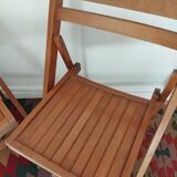 Vintage folding chairs
