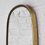 Golden rearview mirror and free form from the 1950s