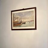 Tableau ancien, Marine vers 1950/1960