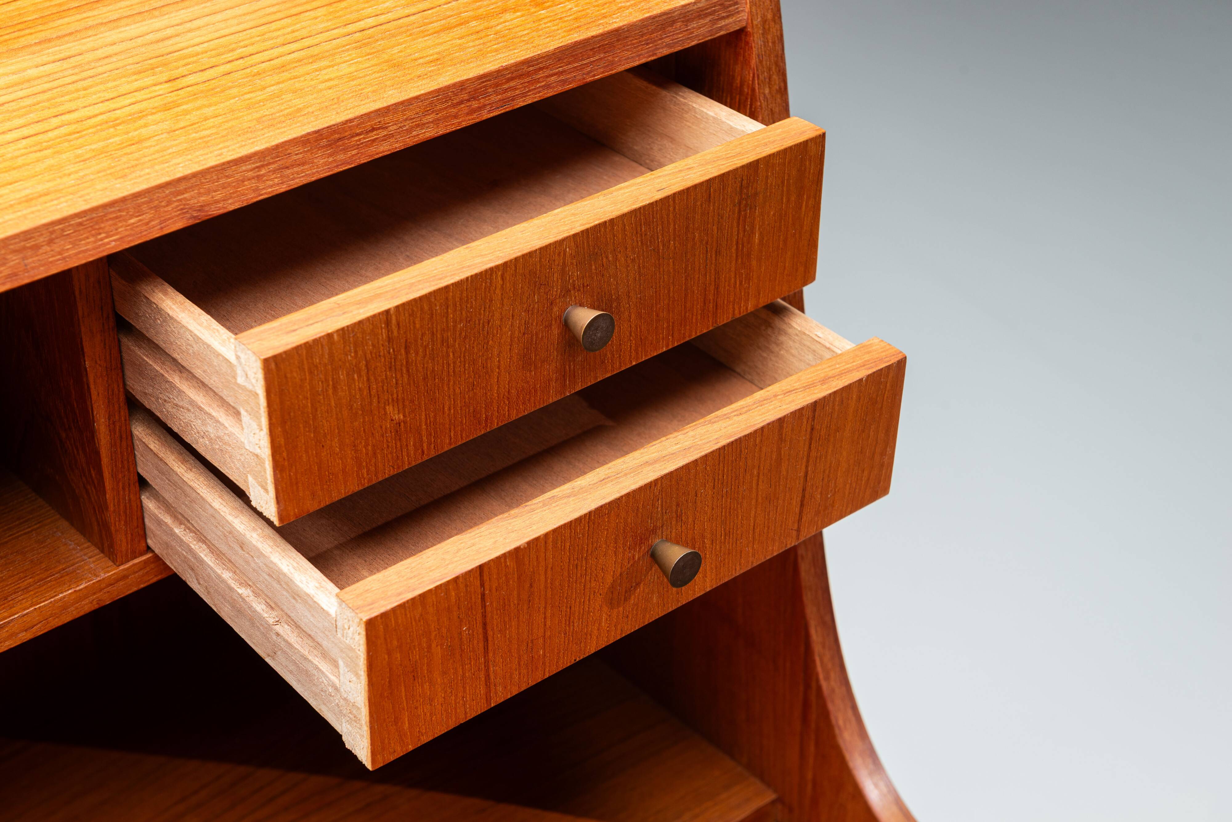 Danish mid-century secretaire by Gunnar Nielsen Tibergaard