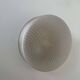 Vintage wall lamp in pressed molded sandblasted glass, France 1960