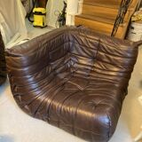 Chauffeuse cuir Togo ligne roset