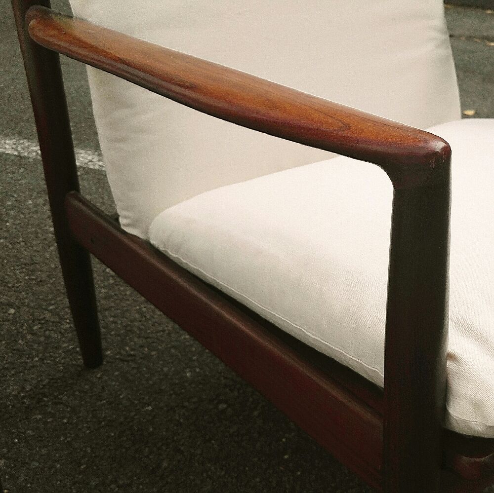 Pair of armchairs by Grete Jalk, Glostrup Publishing, Denmark