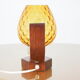 Mid-century Wood Table lamp/ Drevo Humpolec,1960‘s.