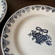Service 10 assiettes plates céramique St Amand Marie-Rose vintage années 20/30